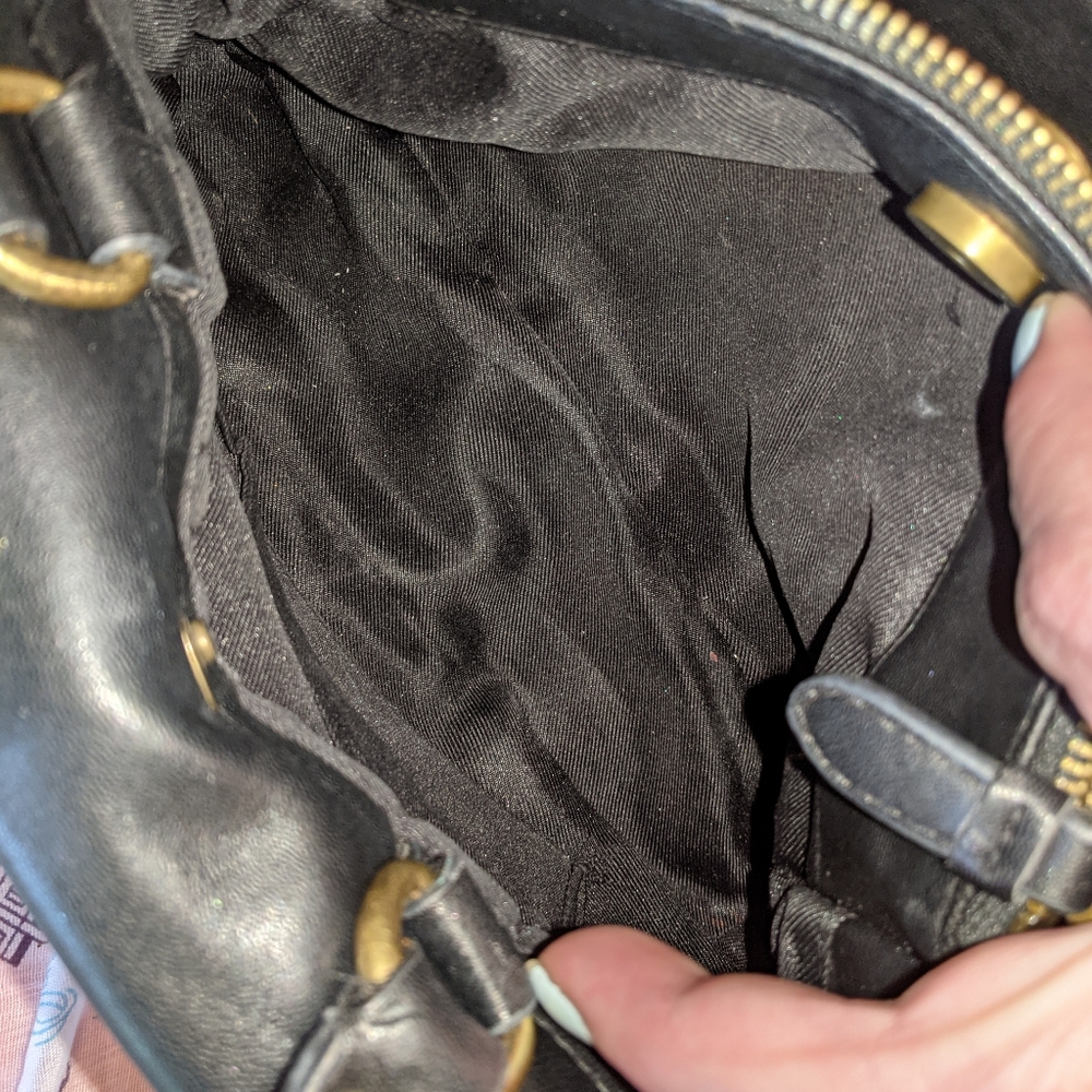 Vintage Leather Satchel Purse - Picture 7 of 15